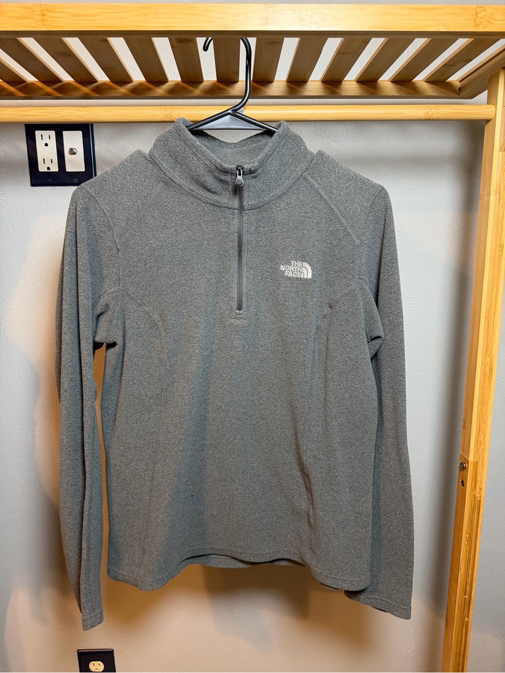 The North Face Women’s Gray Half-Zip Pullover Fleece